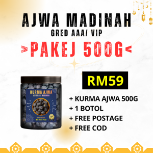500G KURMA AJWA MADINAH - RM59